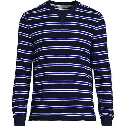 Men's Long Sleeve Slub Crew