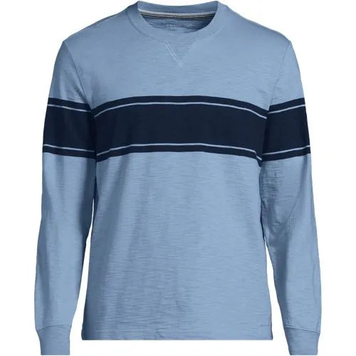 Men's Long Sleeve Slub Crew