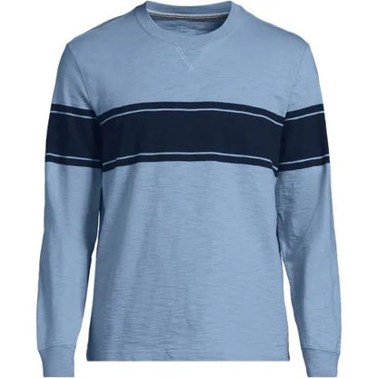 Men's Long Sleeve Slub Crew