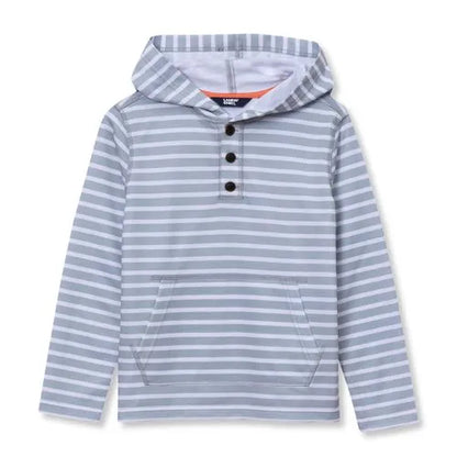 Boys Henley Pullover Hoodie