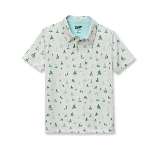 Boys Short Sleeve Performance Polo