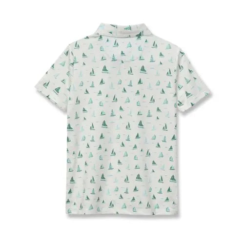 Boys Short Sleeve Performance Polo