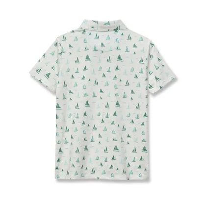 Boys Short Sleeve Performance Polo