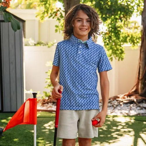 Boys Short Sleeve Performance Polo