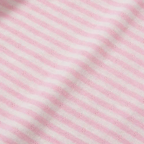 Girls Short Sleeve Pointelle Knit Tee