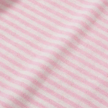 Girls Short Sleeve Pointelle Knit Tee