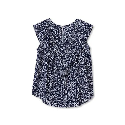 Girls Breezy V-neck Ruffle Top