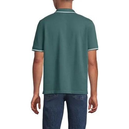 Men's Short Sleeve Performance Mesh Pique Polo