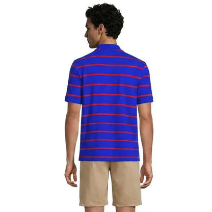 Men's Short Sleeve Performance Mesh Pique Polo