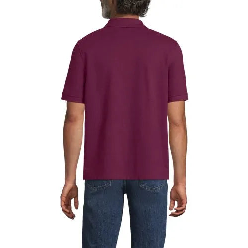 Men's Short Sleeve Performance Mesh Pique Polo
