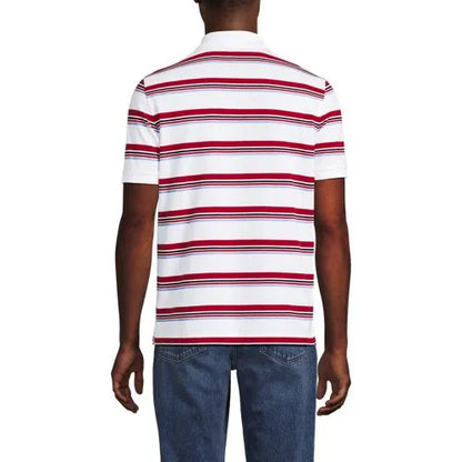 Men's Short Sleeve Performance Mesh Pique Polo