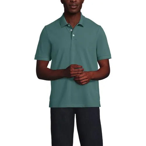Men's Short Sleeve Performance Mesh Pique Polo
