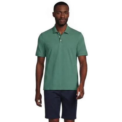 Men's Short Sleeve Performance Mesh Pique Polo