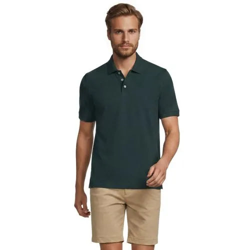 Men's Short Sleeve Performance Mesh Pique Polo