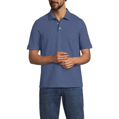 Men's Short Sleeve Performance Mesh Pique Polo
