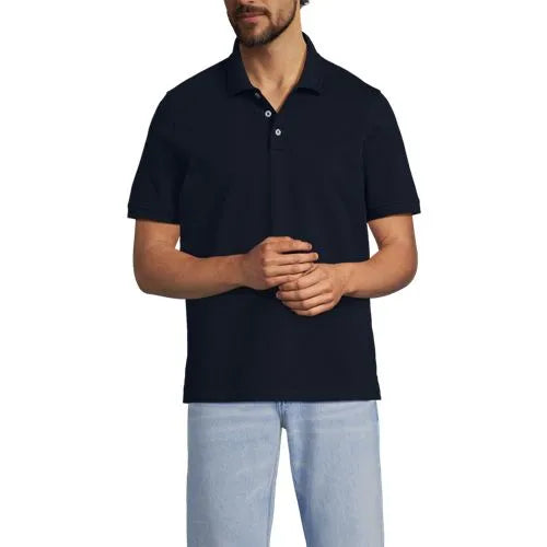 Men's Short Sleeve Performance Mesh Pique Polo