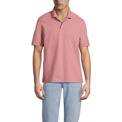 Men's Short Sleeve Performance Mesh Pique Polo