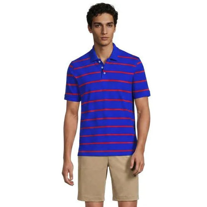 Men's Short Sleeve Performance Mesh Pique Polo