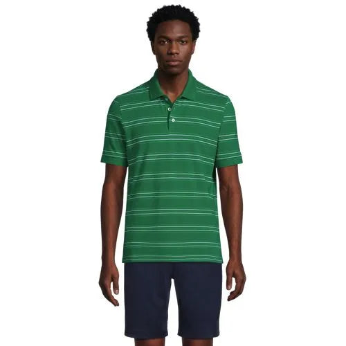 Men's Short Sleeve Performance Mesh Pique Polo