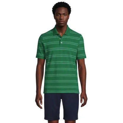 Men's Short Sleeve Performance Mesh Pique Polo