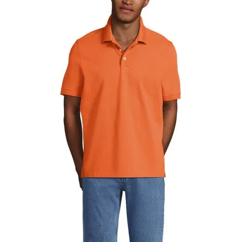 Men's Short Sleeve Performance Mesh Pique Polo