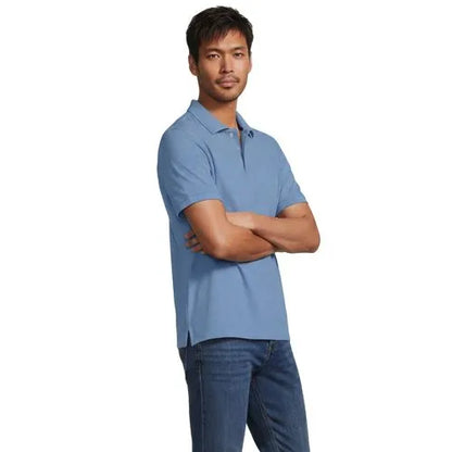 Men's Short Sleeve Performance Mesh Pique Polo
