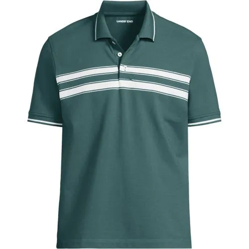 Men's Short Sleeve Performance Mesh Pique Polo