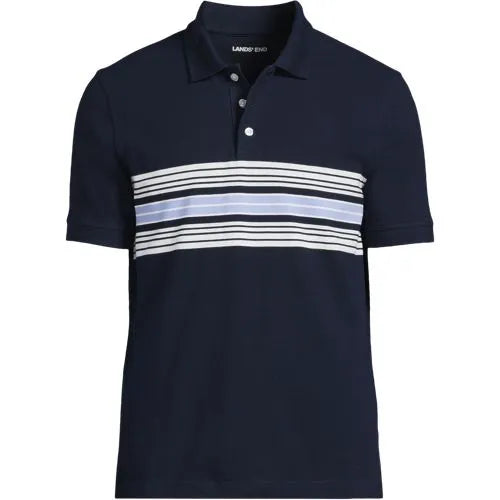 Men's Short Sleeve Performance Mesh Pique Polo