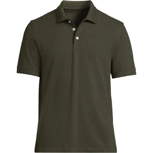 Men's Big Short Sleeve Performance Mesh Pique Polo