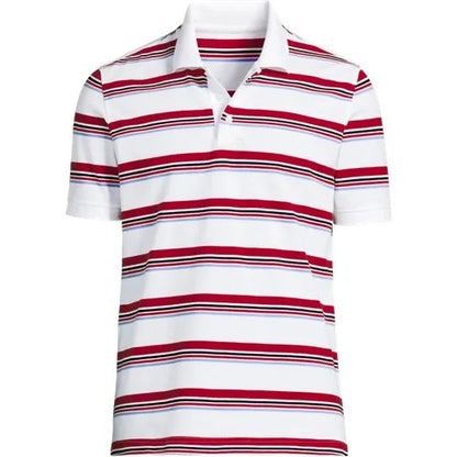 Men's Short Sleeve Performance Mesh Pique Polo