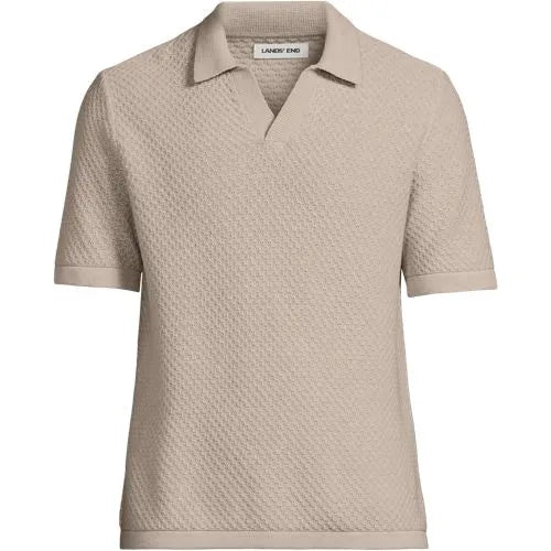 Men's Short Sleeve Johnny Collar Polo