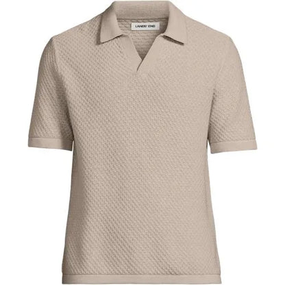Men's Short Sleeve Johnny Collar Polo