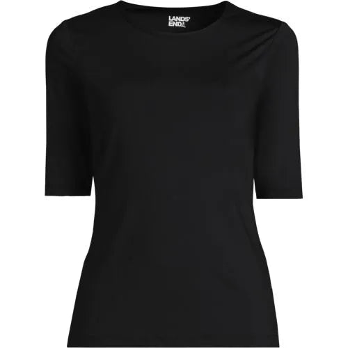 Women's Elbow Sleeve Crewneck Garden Tee- Sunshade UPF 50 Quick Dry