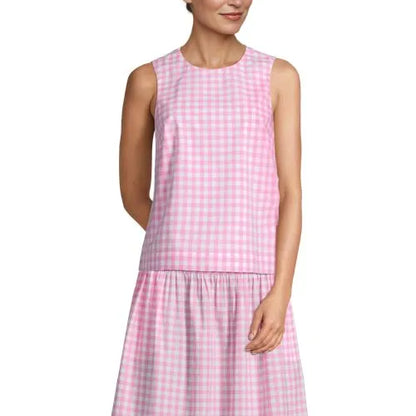 Women's Poplin Sleeveless Shell