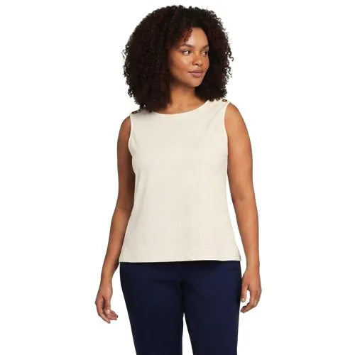 Women's Mariner Button Shoulder Tank
