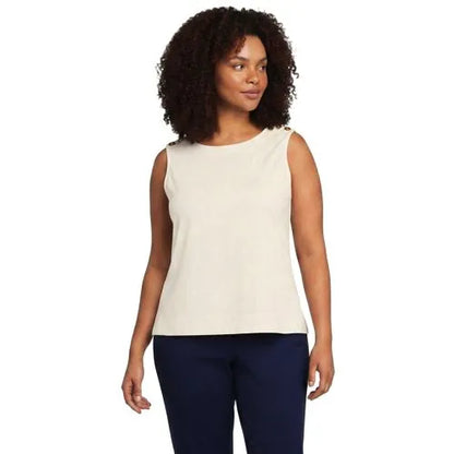 Women's Mariner Button Shoulder Tank