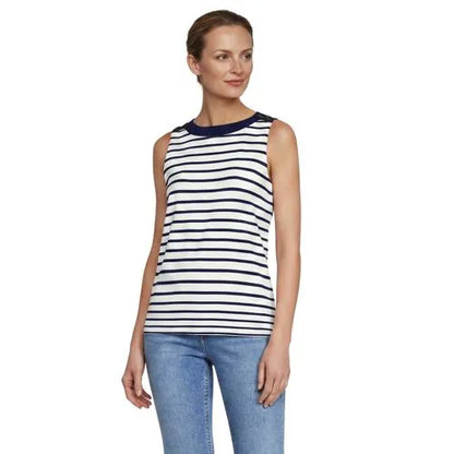 Women's Mariner Button Shoulder Tank