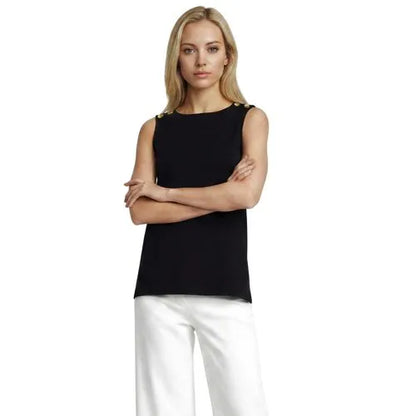 Women's Mariner Button Shoulder Tank