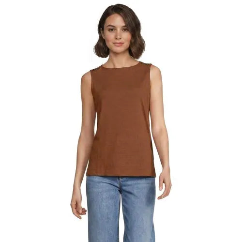 Women's Mariner Button Shoulder Tank