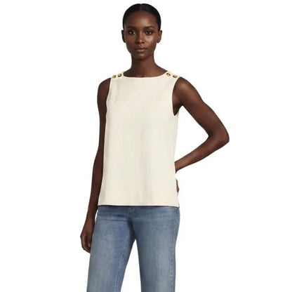 Women's Mariner Button Shoulder Tank