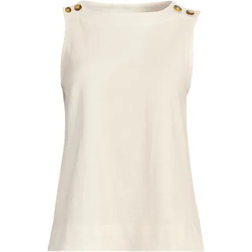 Women's Mariner Button Shoulder Tank