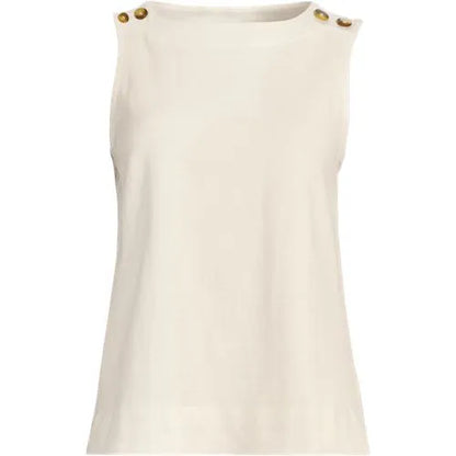 Women's Mariner Button Shoulder Tank