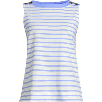 Women's Mariner Button Shoulder Tank