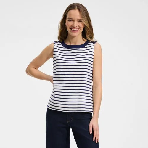 Women's Mariner Button Shoulder Tank