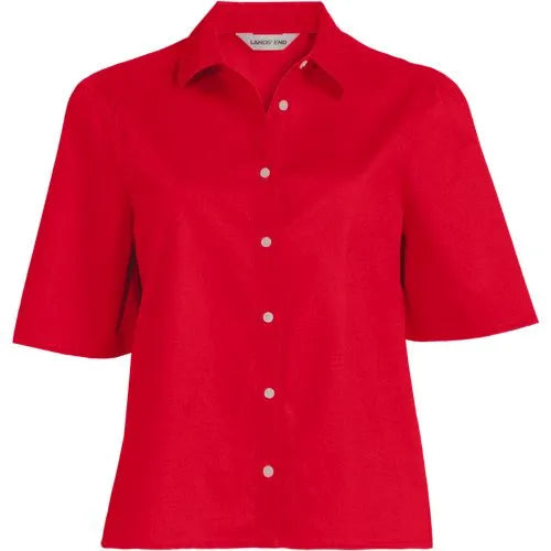 Women's Poplin Button Front Shirt