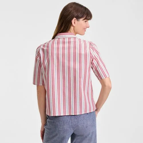 Women's Poplin Button Front Shirt