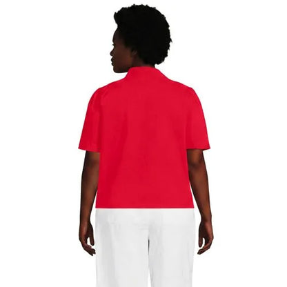 Women's Poplin Button Front Shirt