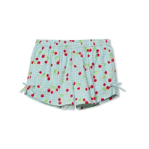 Girls Knit Side Bow Shorts