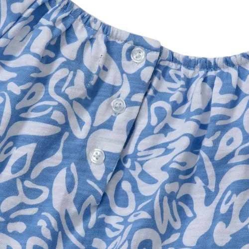 Girls Shirred Puff Blouse