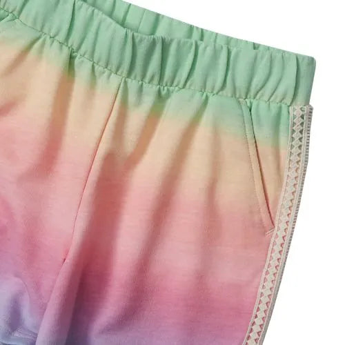 Girls French Terry Pull On Shorts